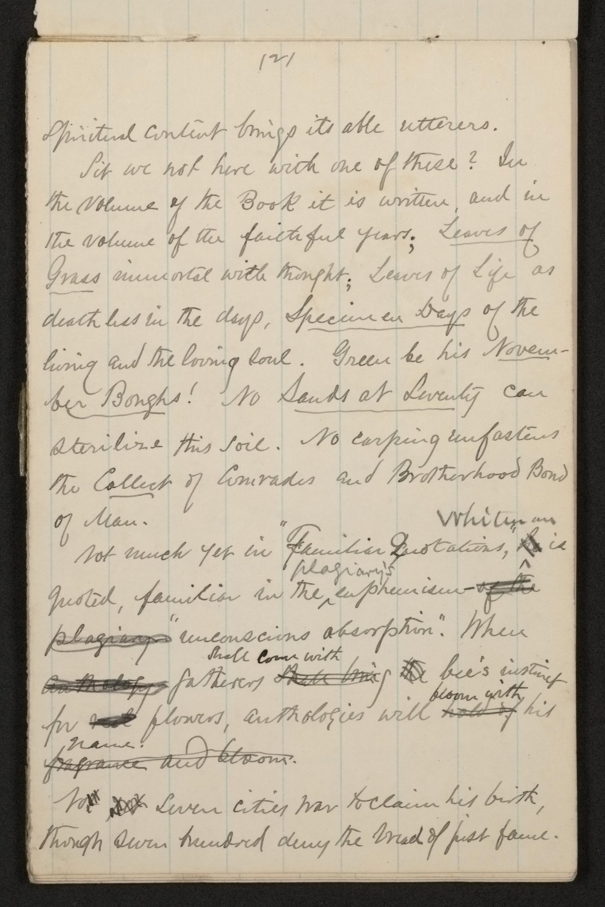 Scanned image of the current content page