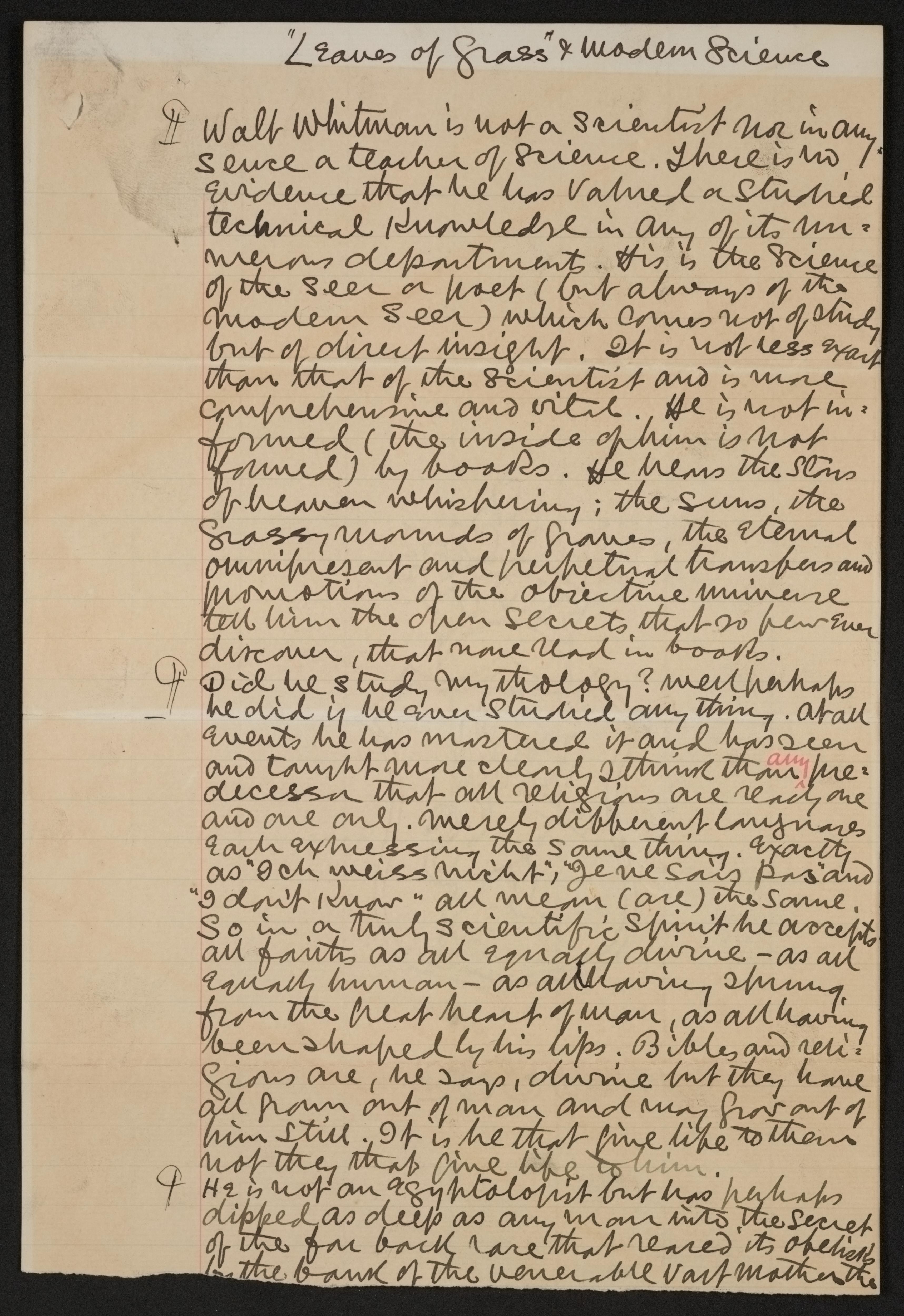 Scanned image of the current content page