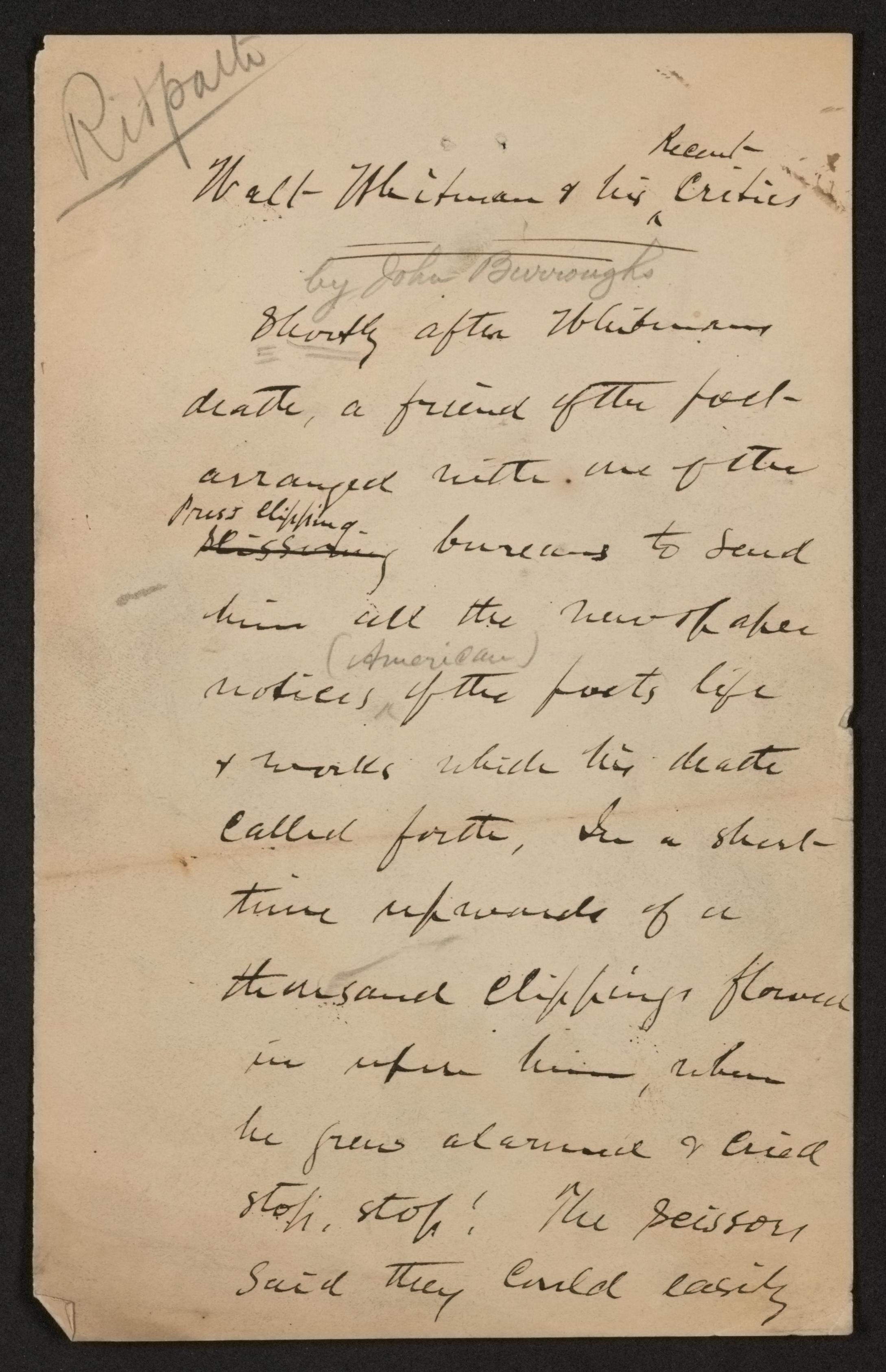 Scanned image of the current content page