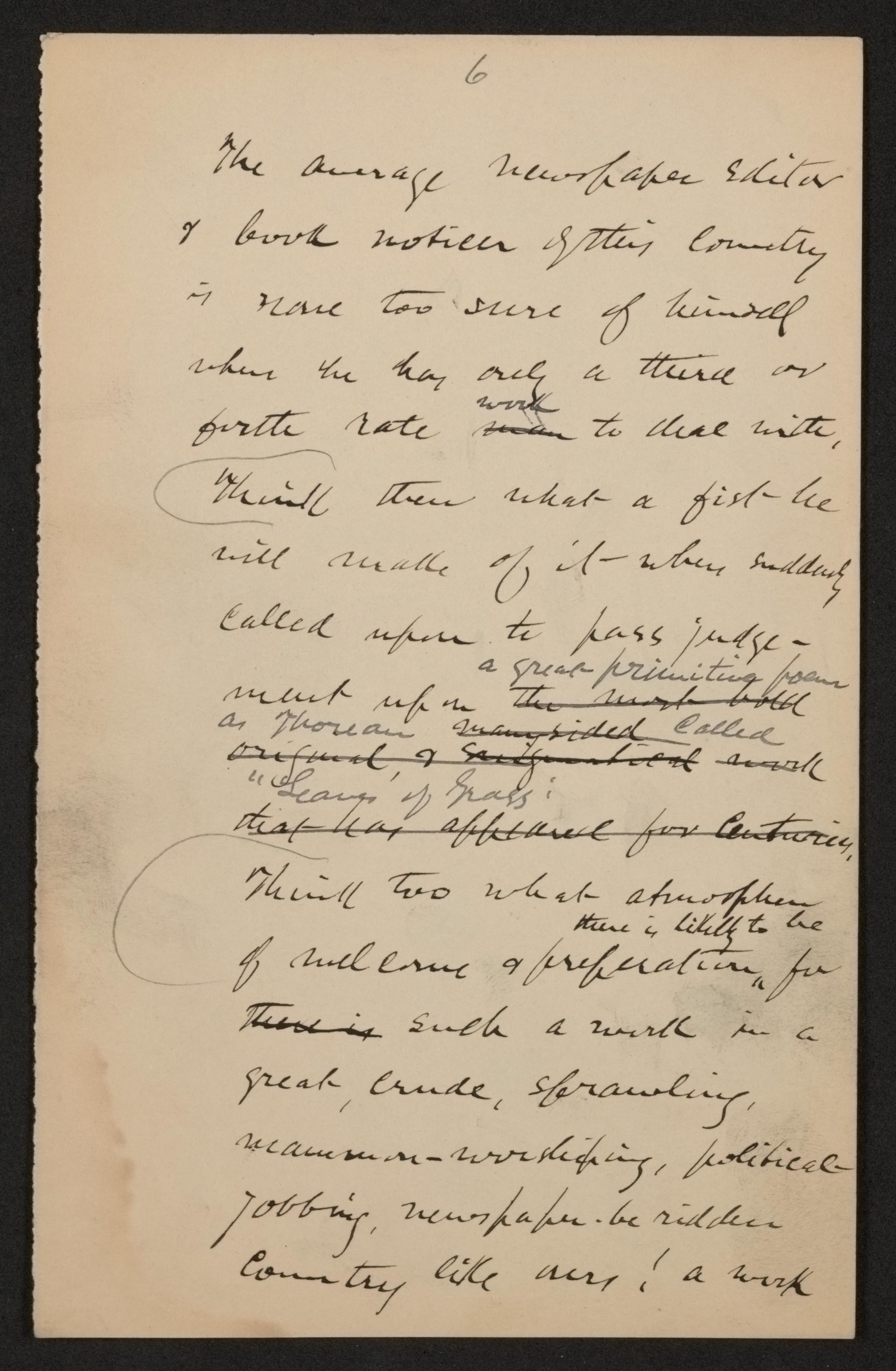 Scanned image of the current content page