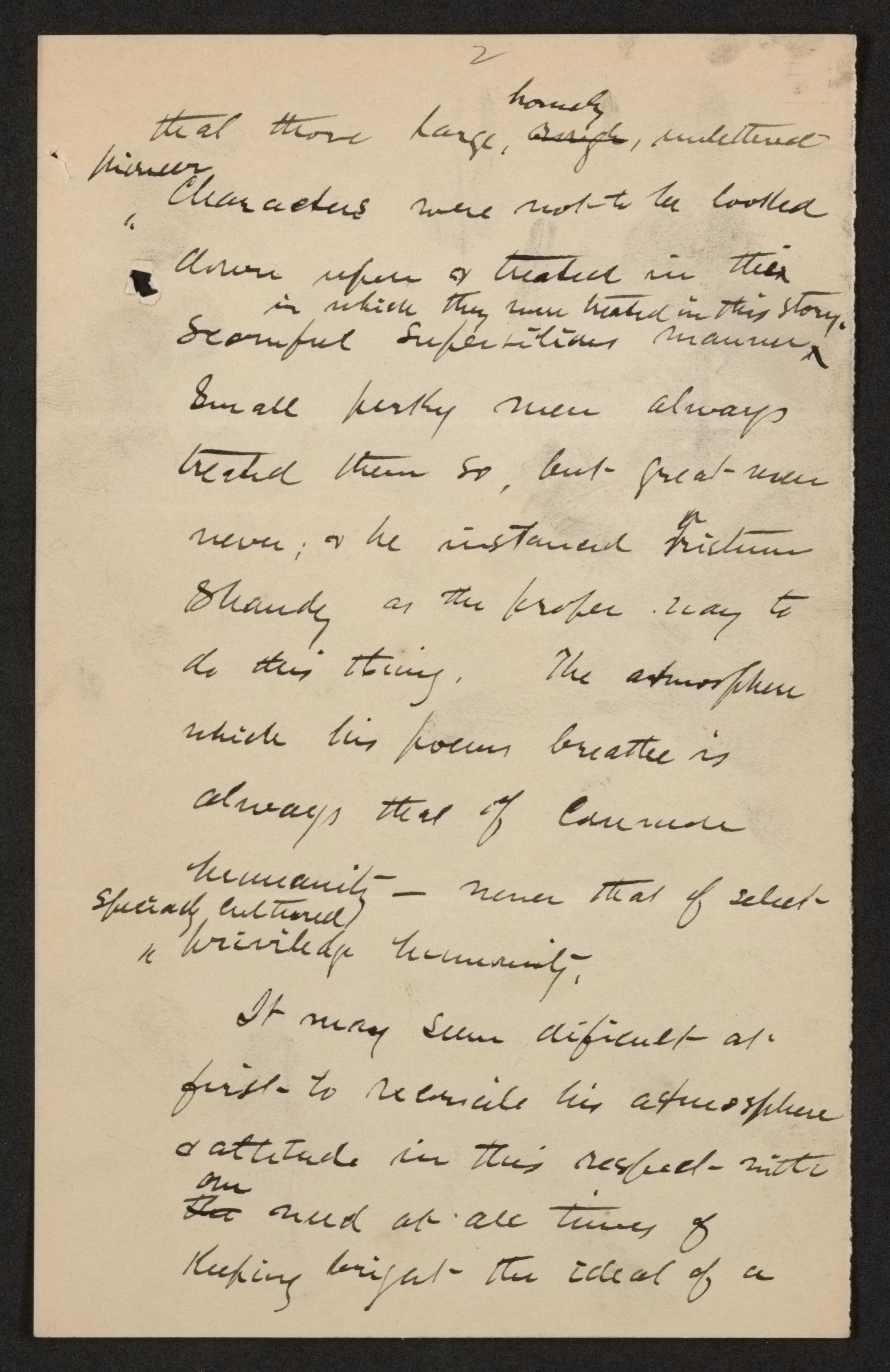 Scanned image of the current content page