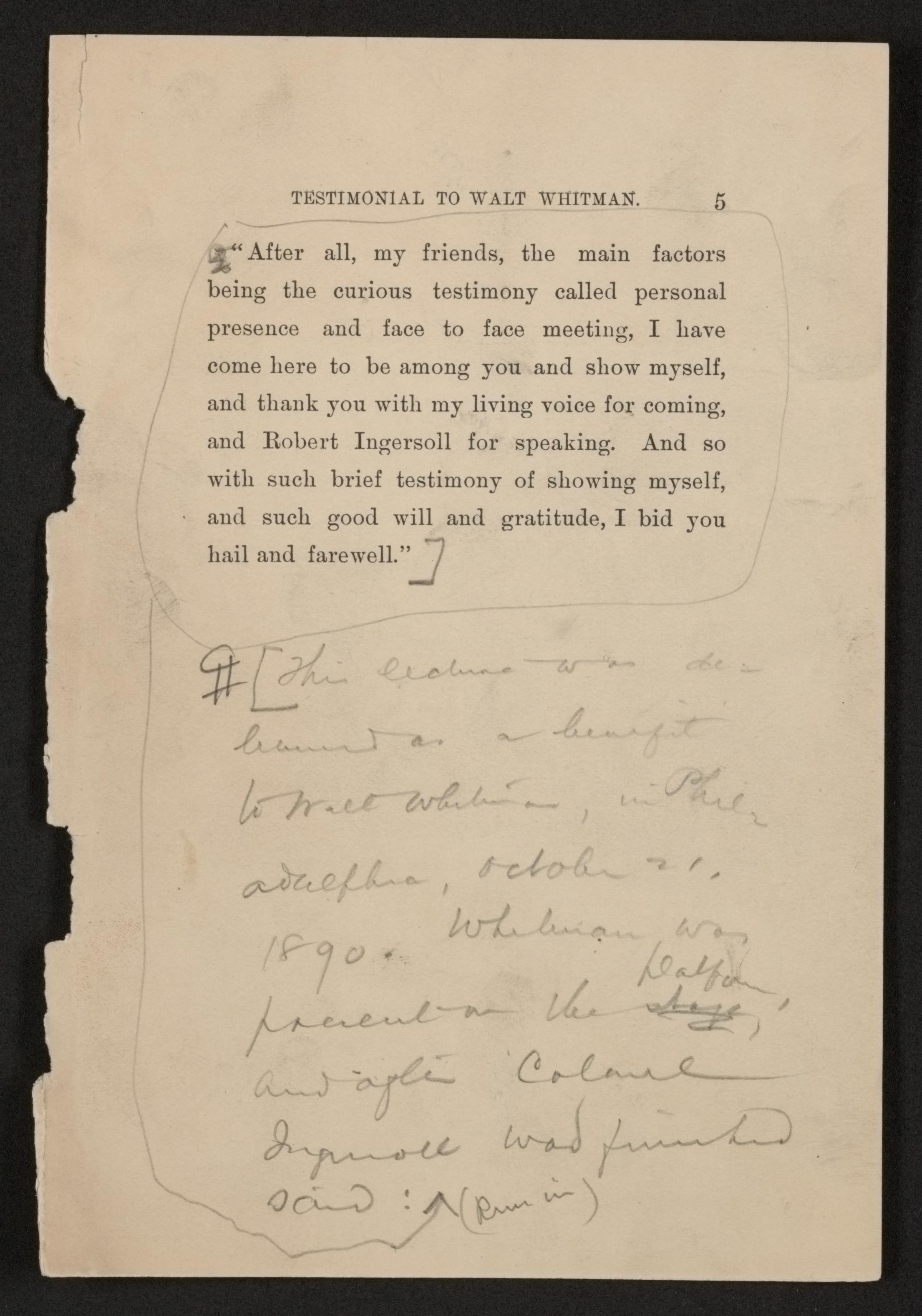 Scanned image of the current content page