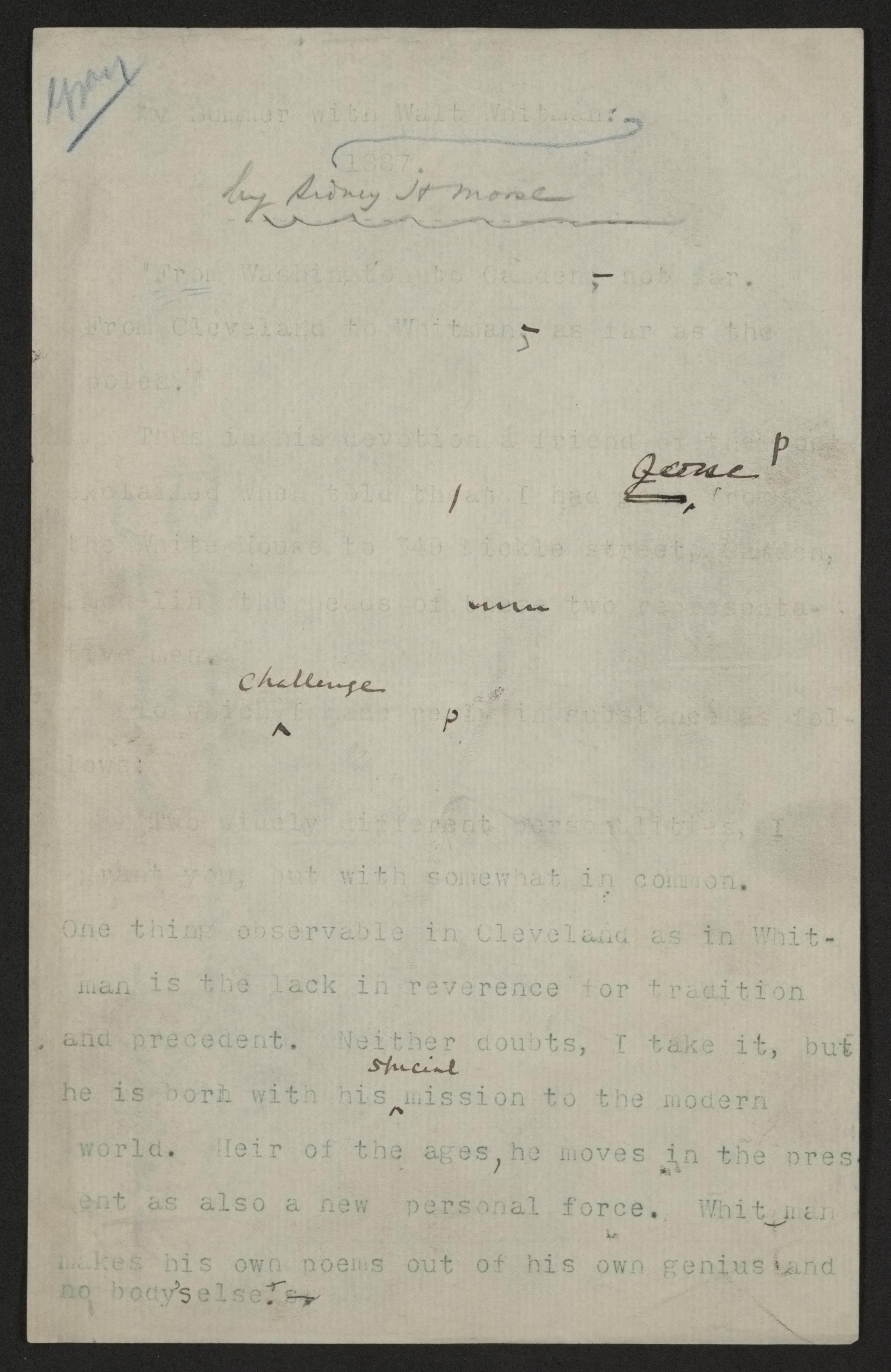 Scanned image of the current content page