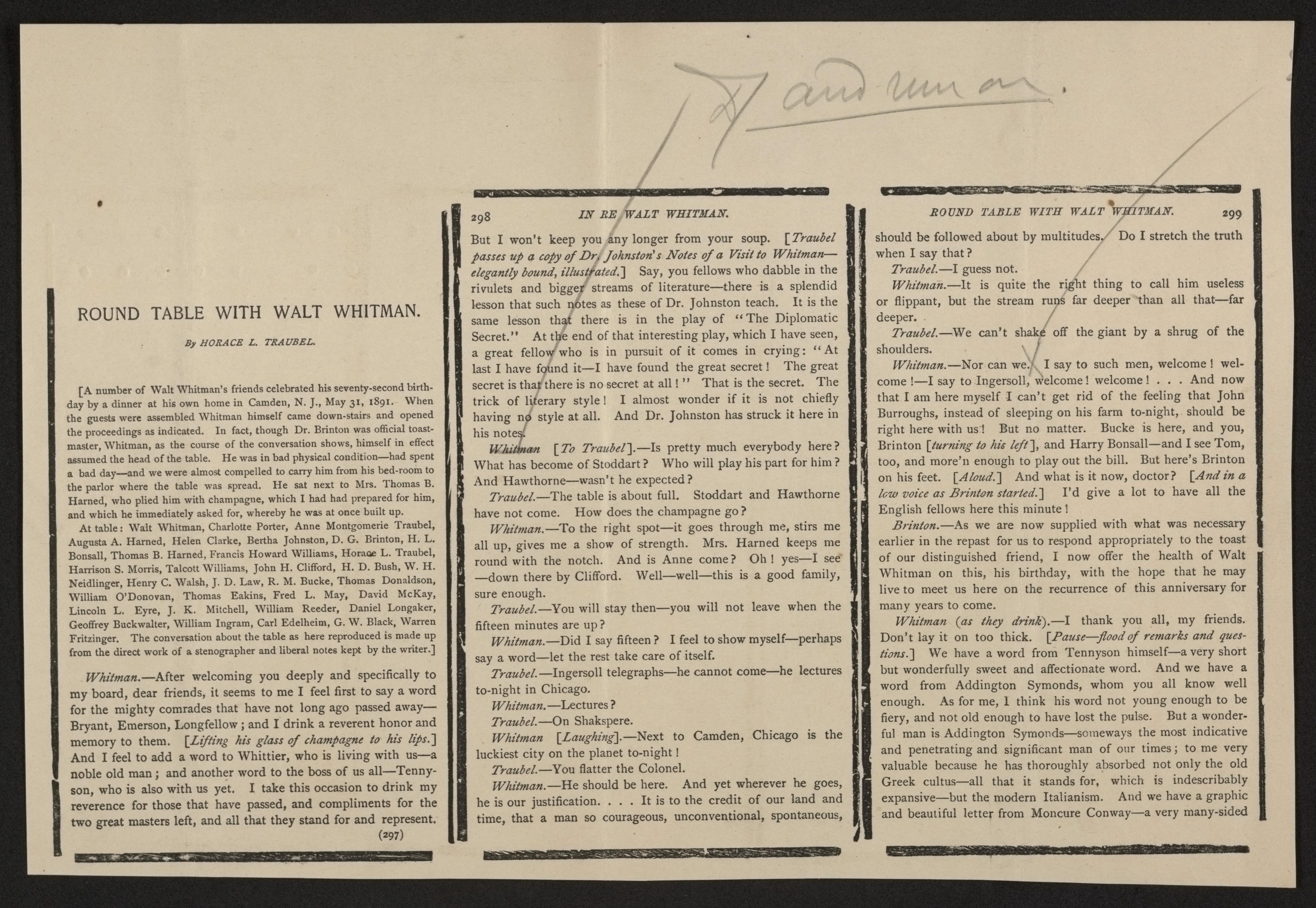 Scanned image of the current content page