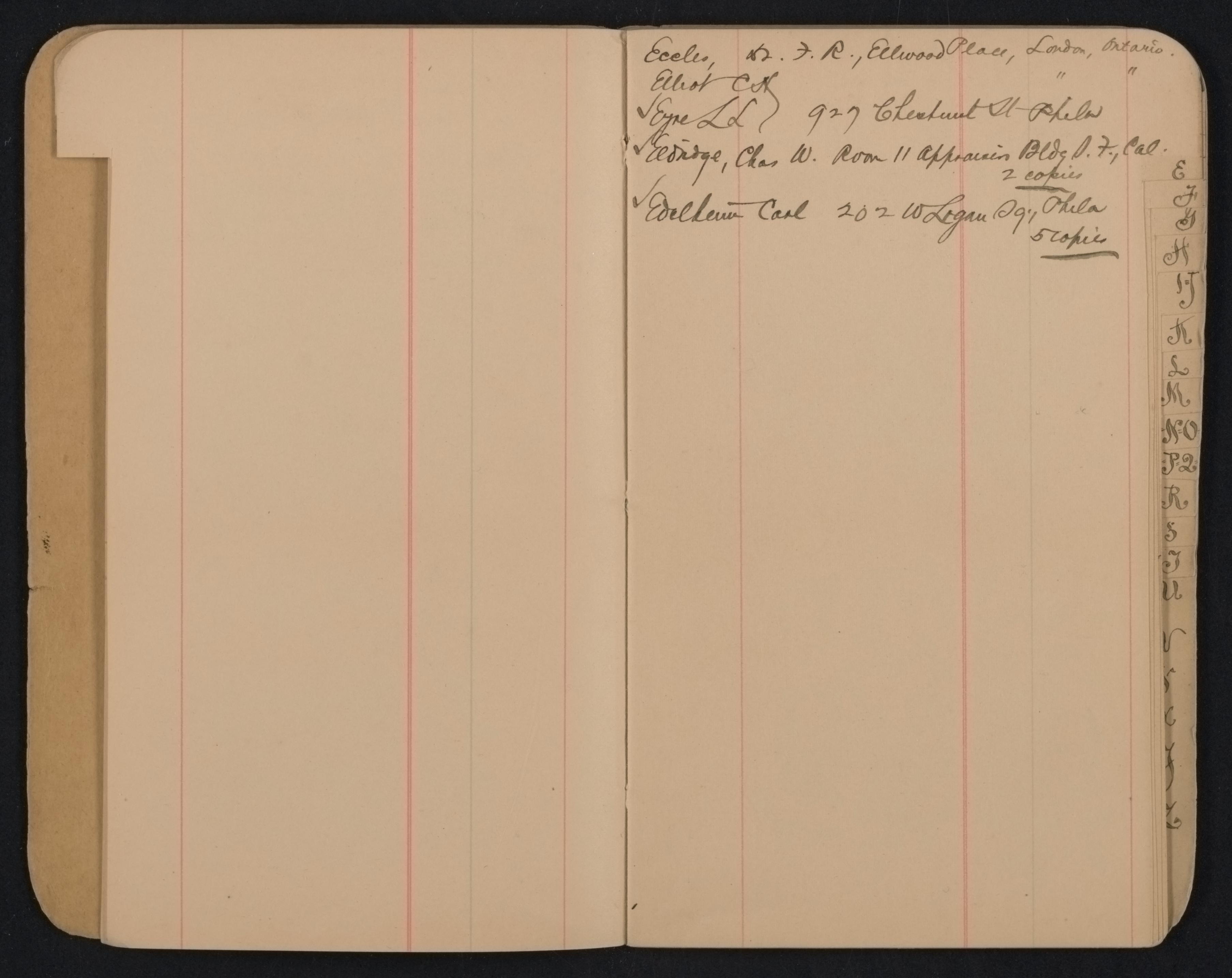 Scanned image of the current content page