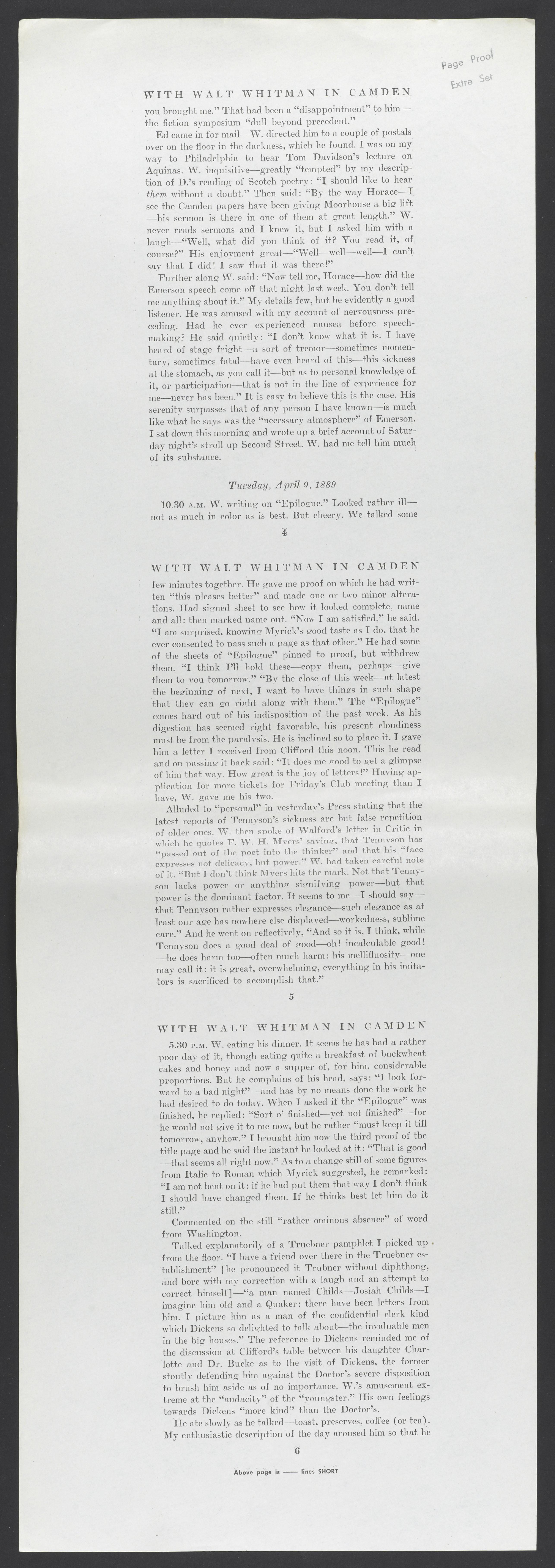 Scanned image of the current content page