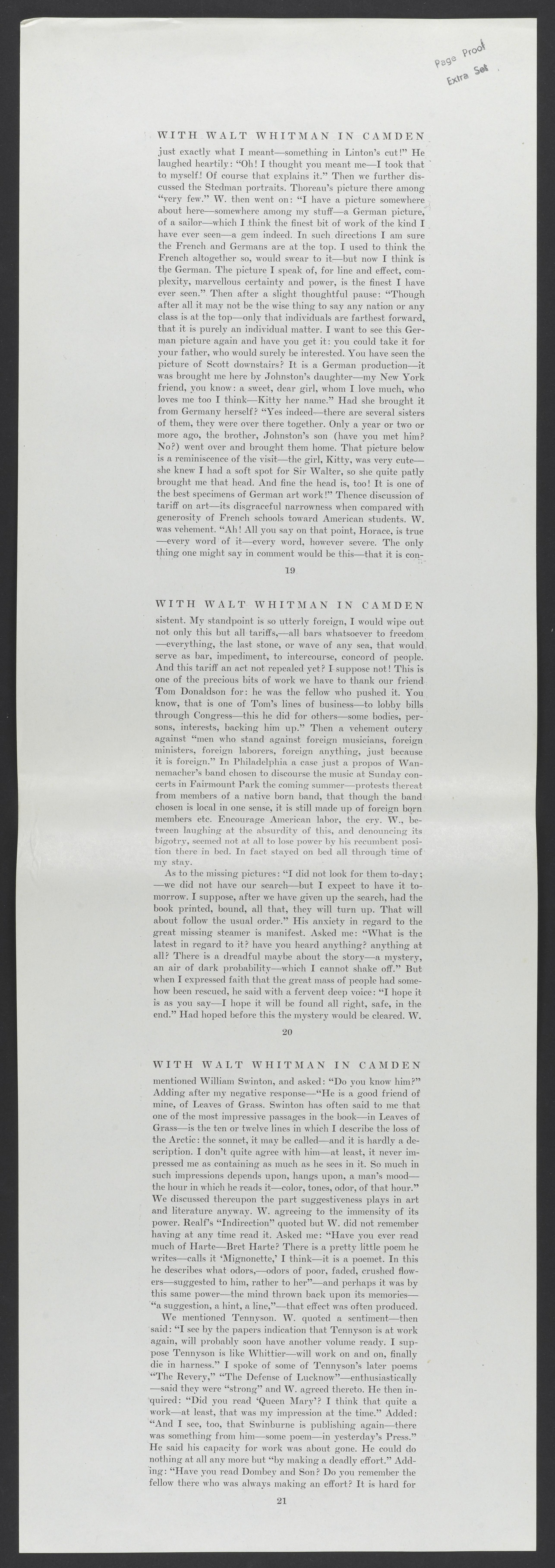 Scanned image of the current content page