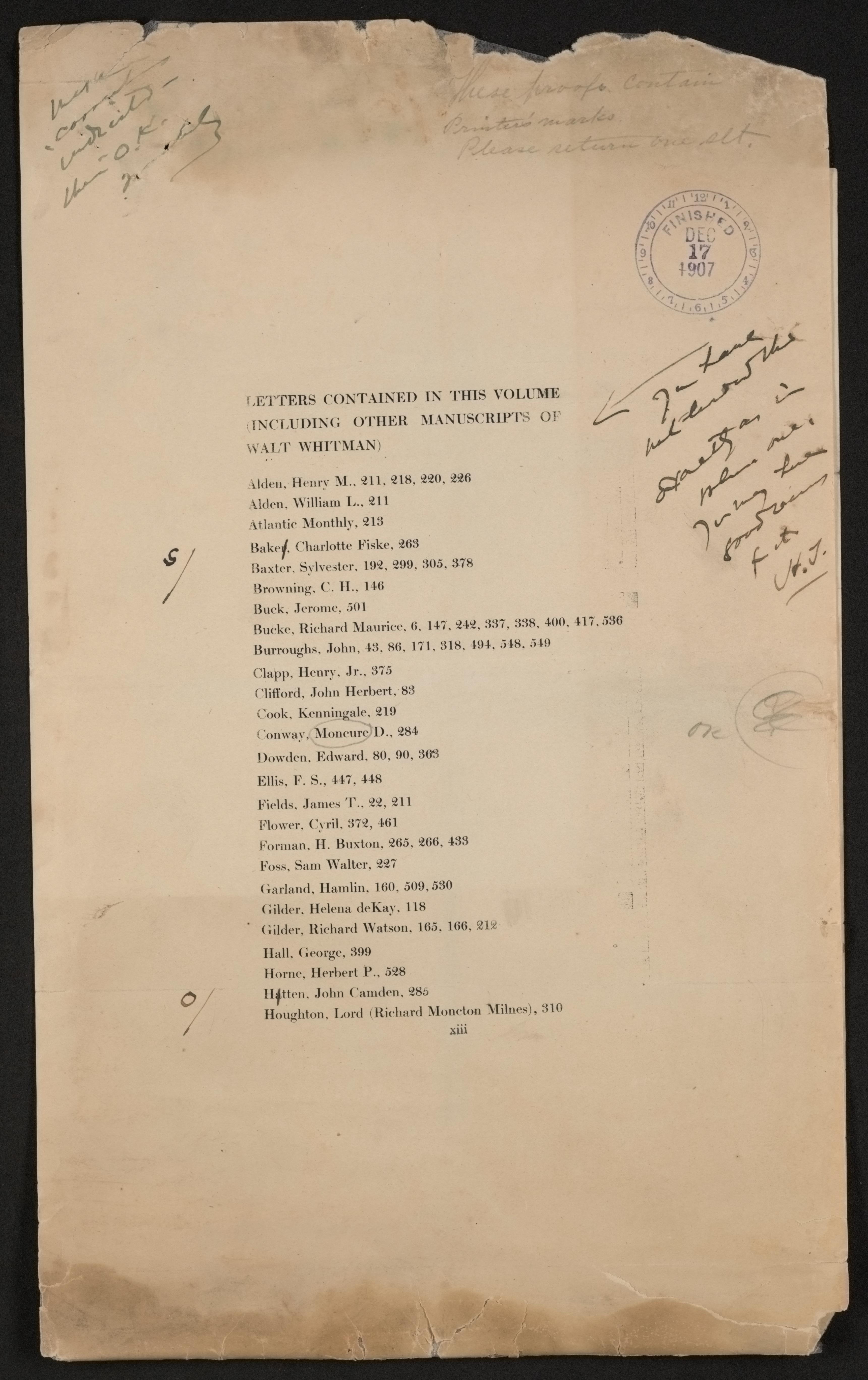 Scanned image of the current content page