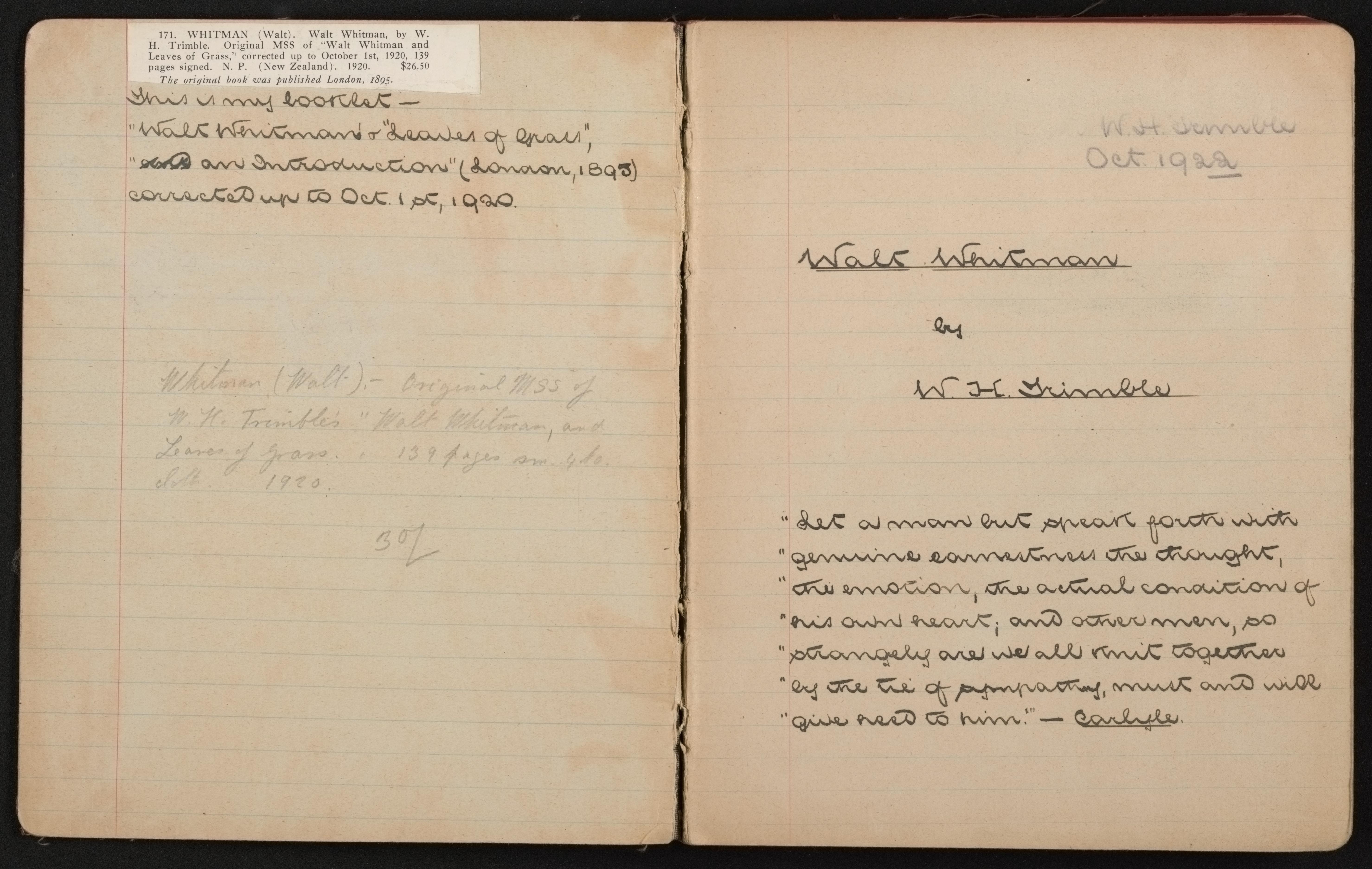 Scanned image of the current content page