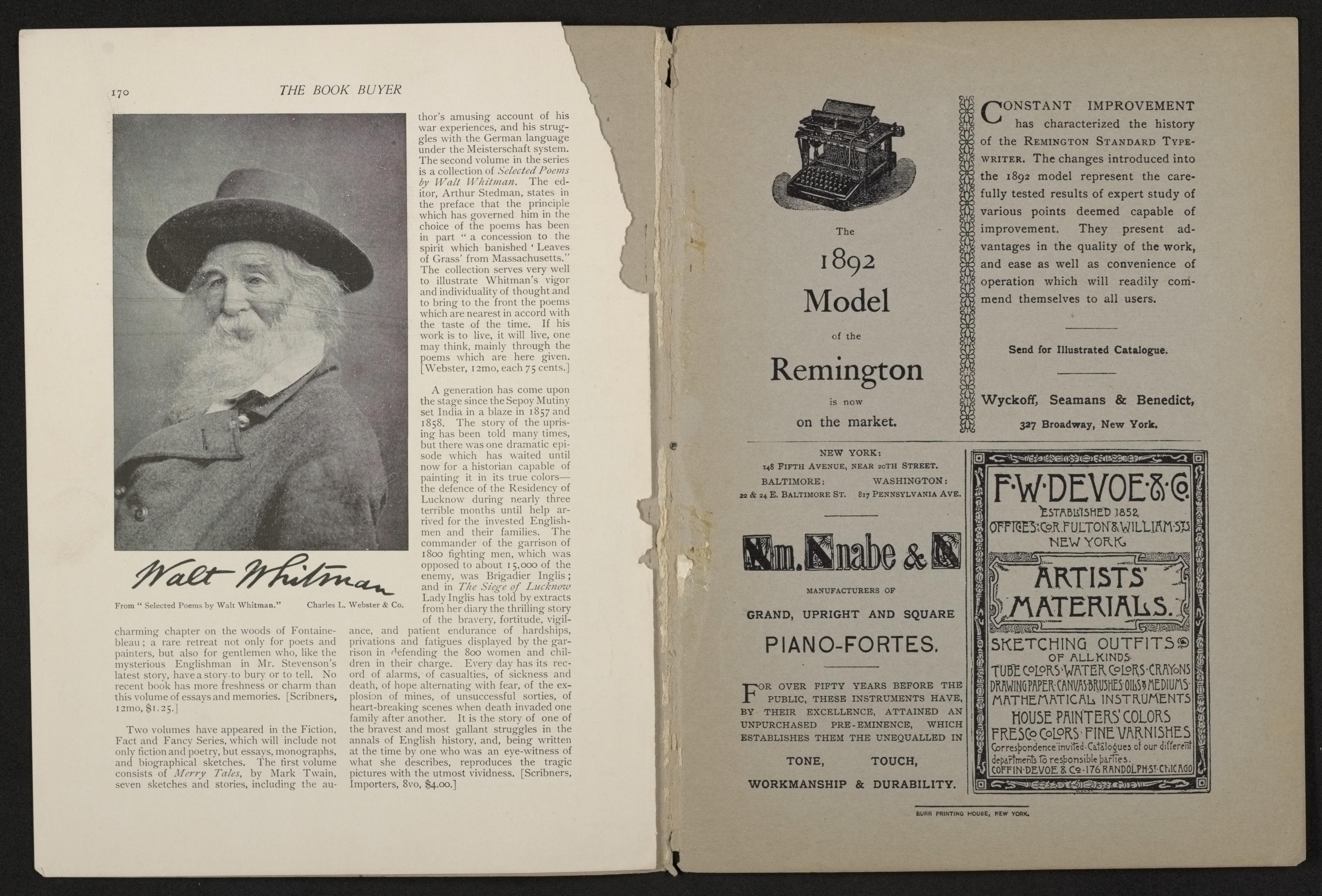 Scanned image of the current content page