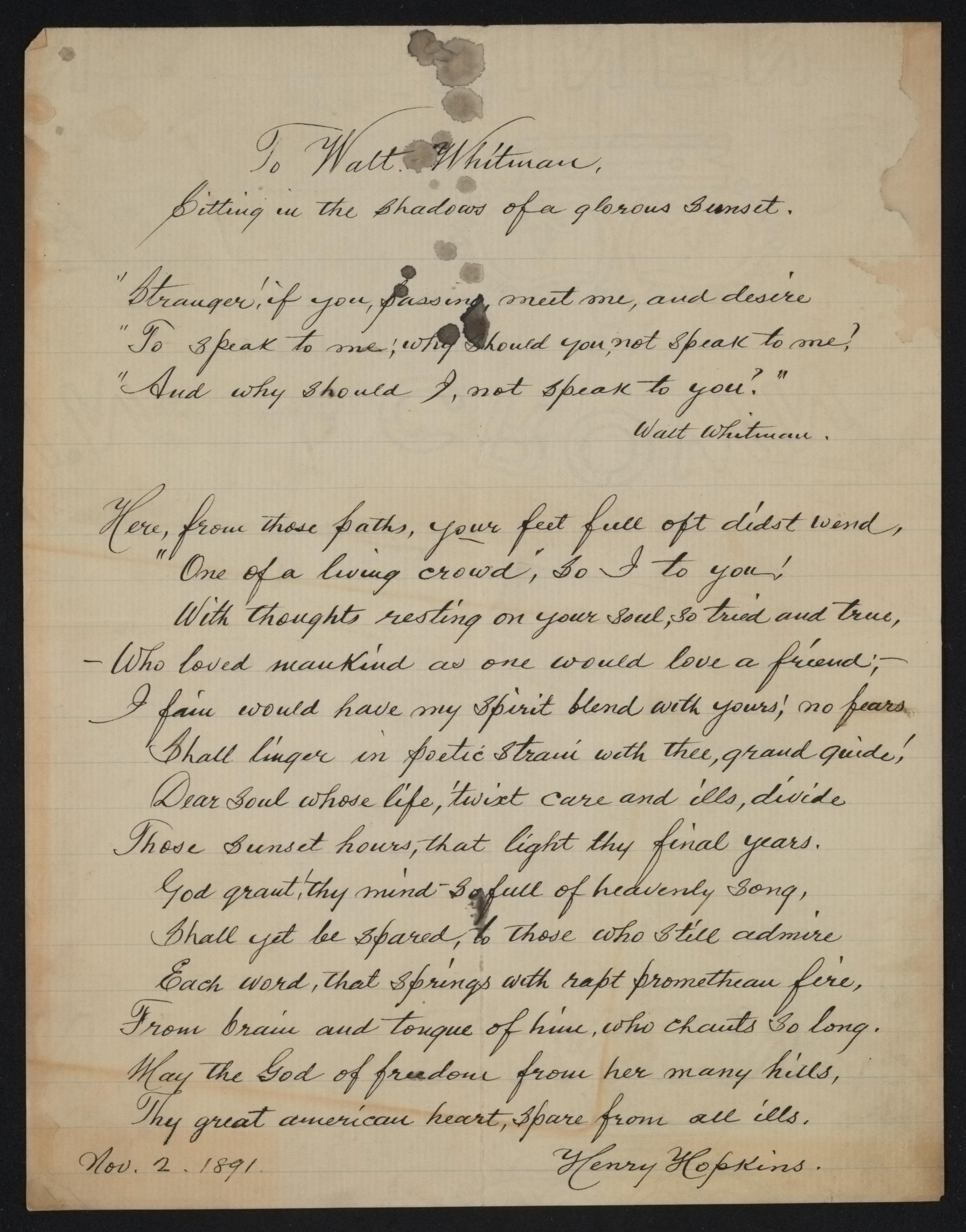 Scanned image of the current content page