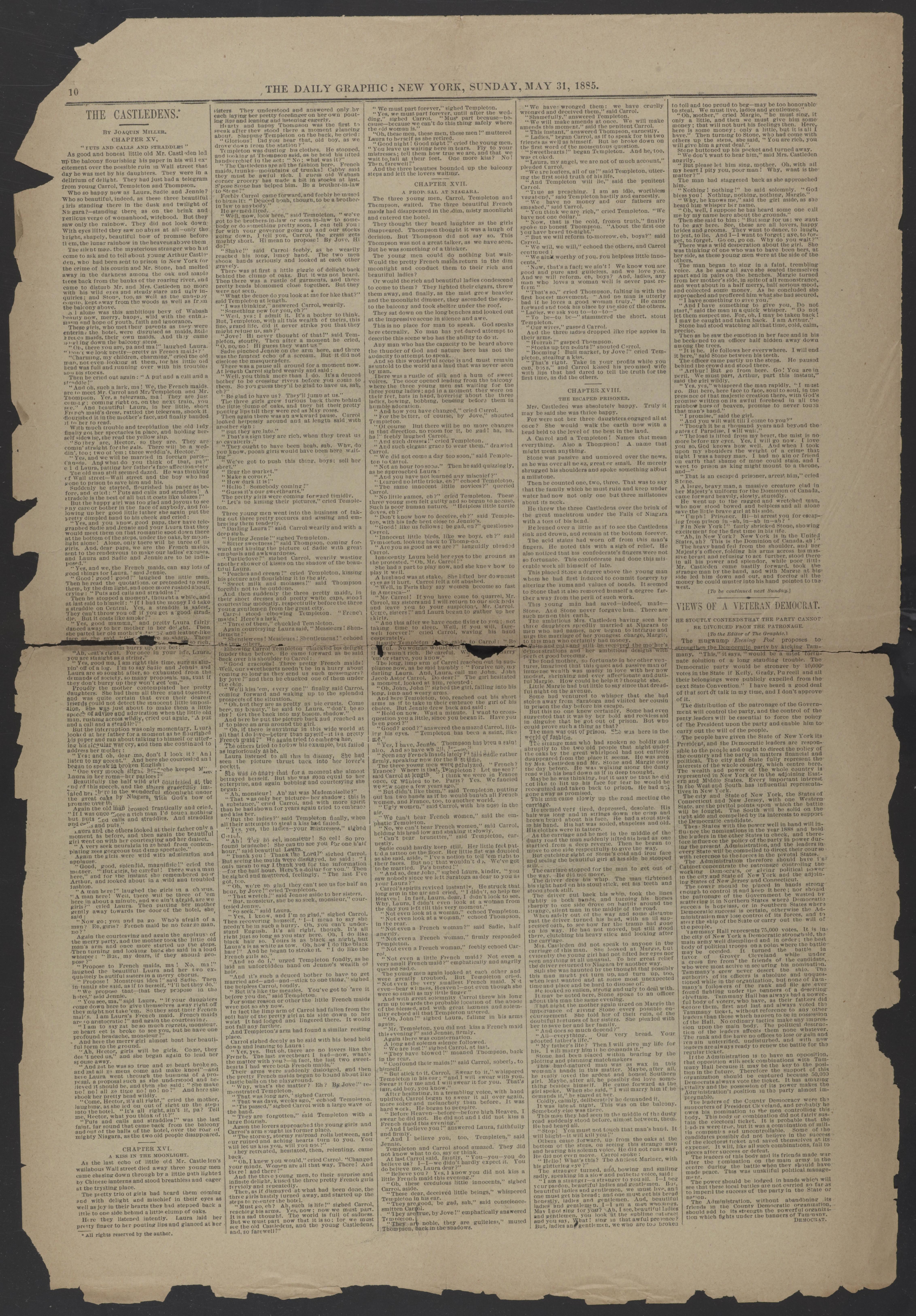 Scanned image of the current content page