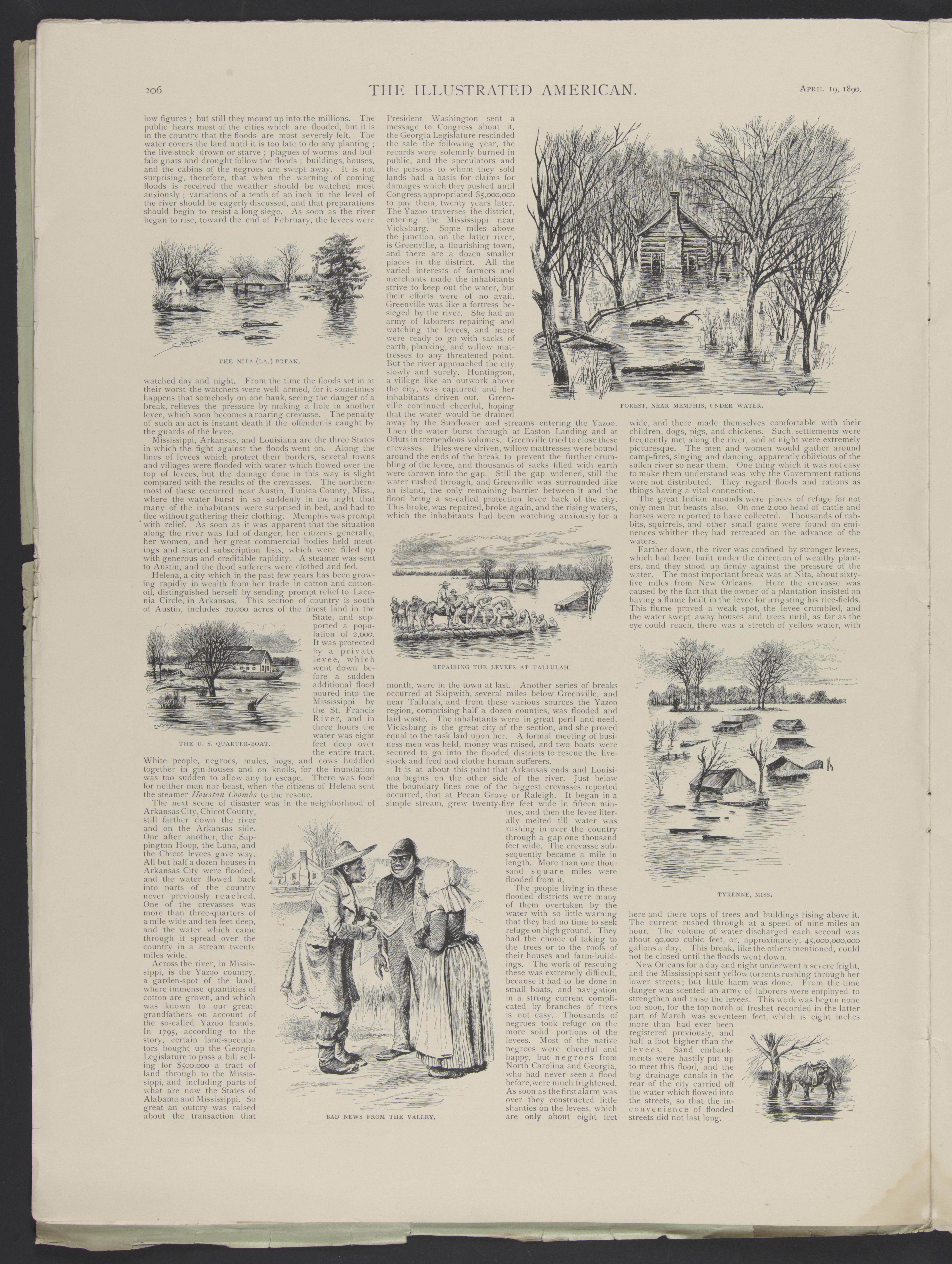 Scanned image of the current content page