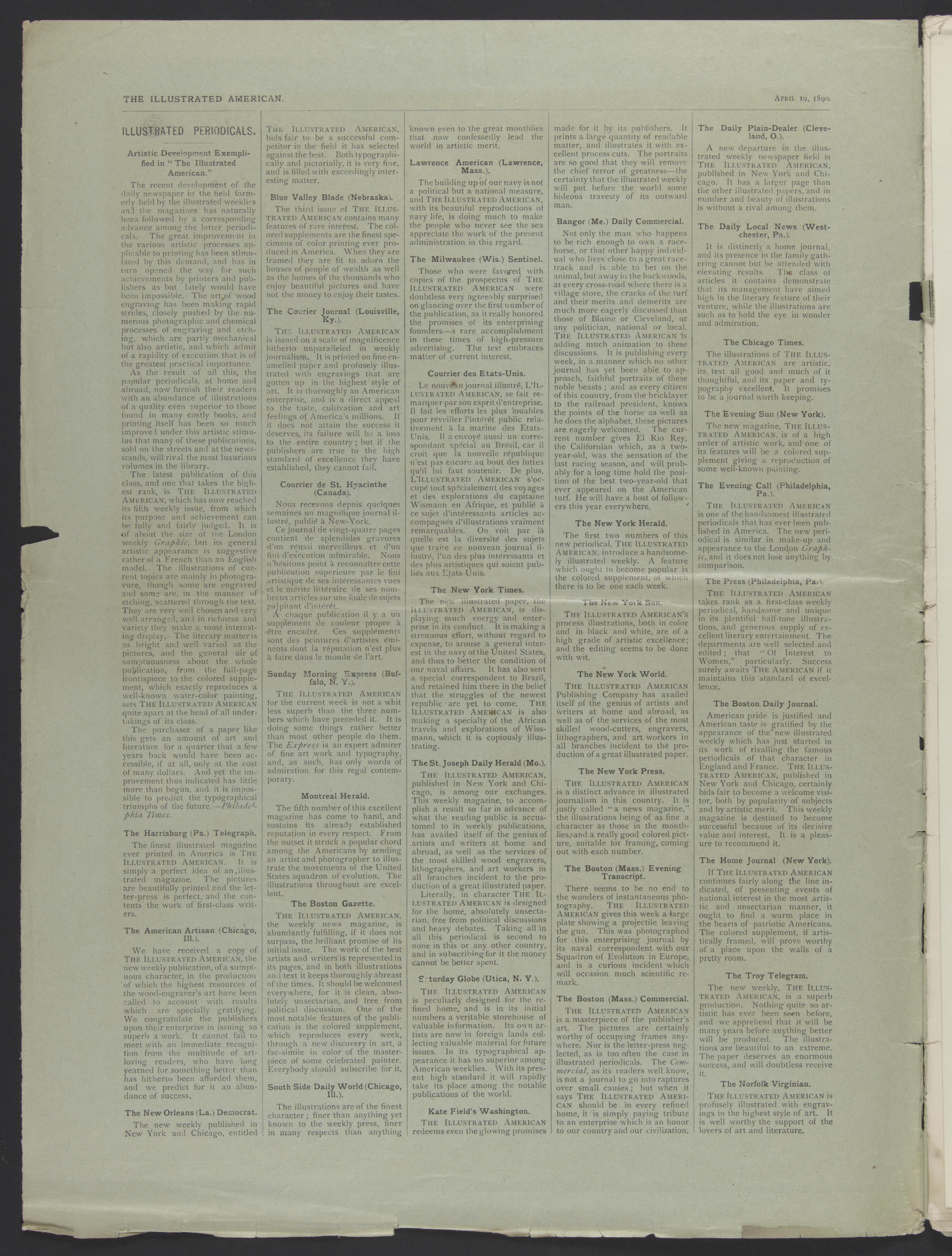Scanned image of the current content page