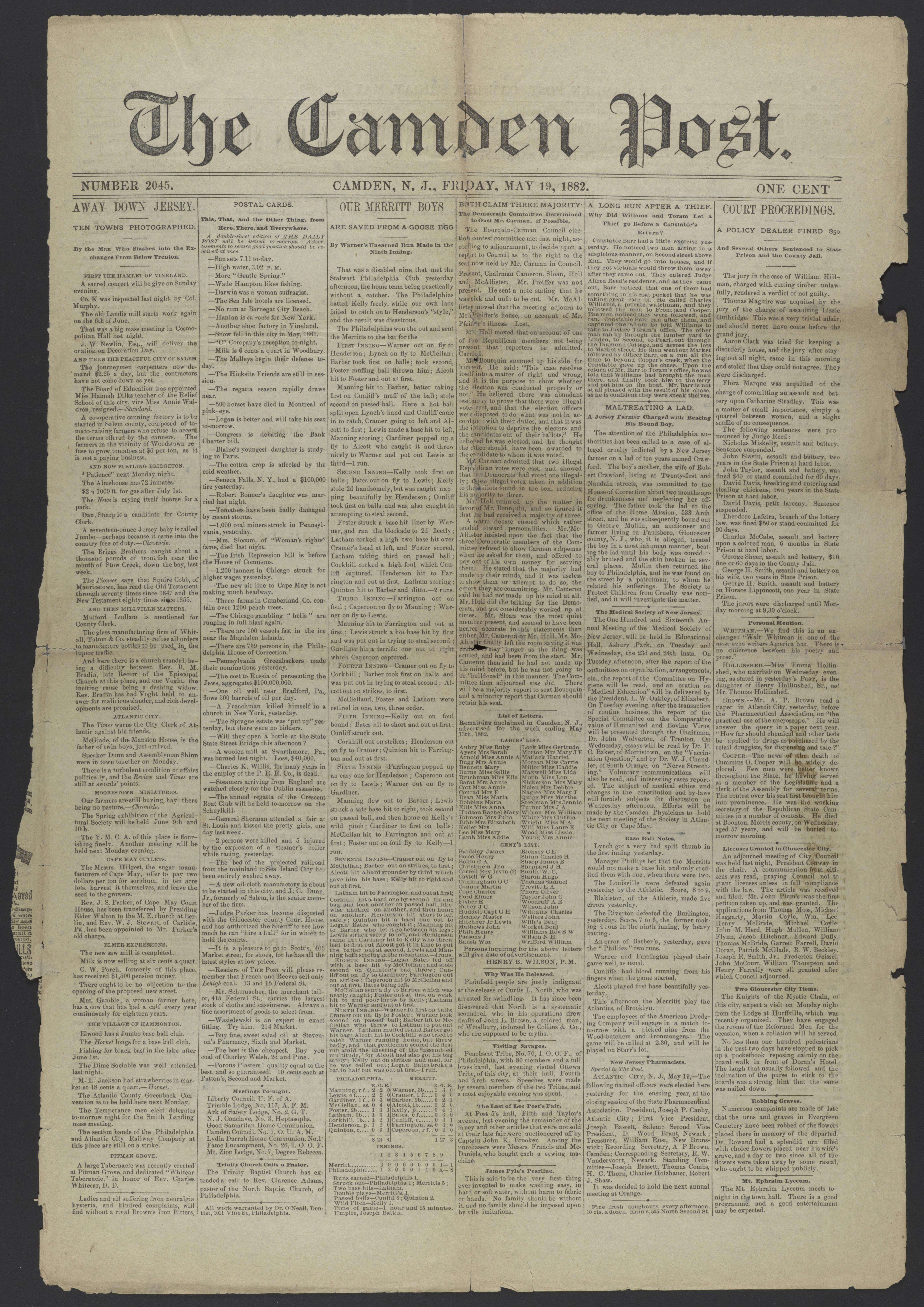Scanned image of the current content page
