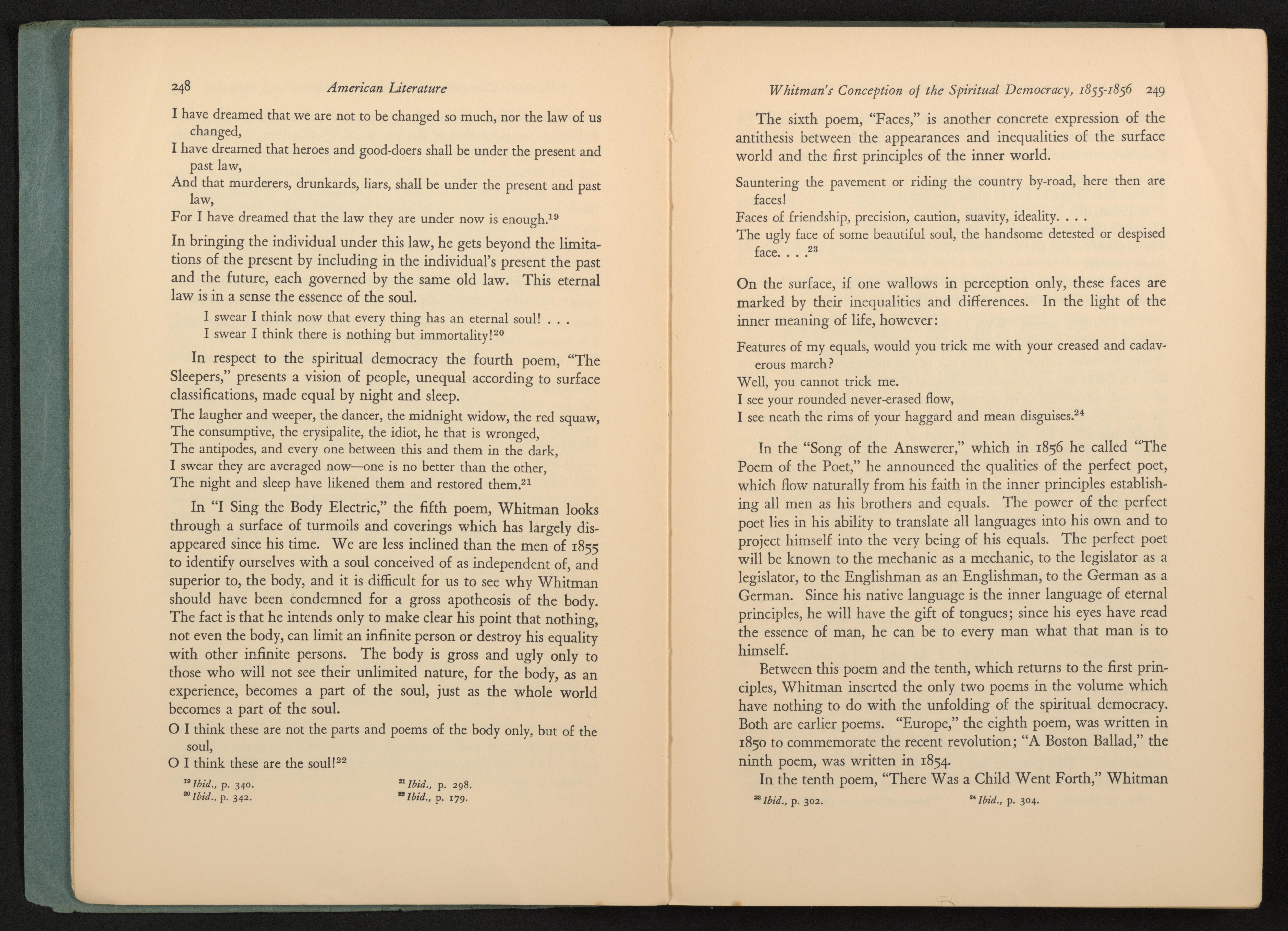 Scanned image of the current content page