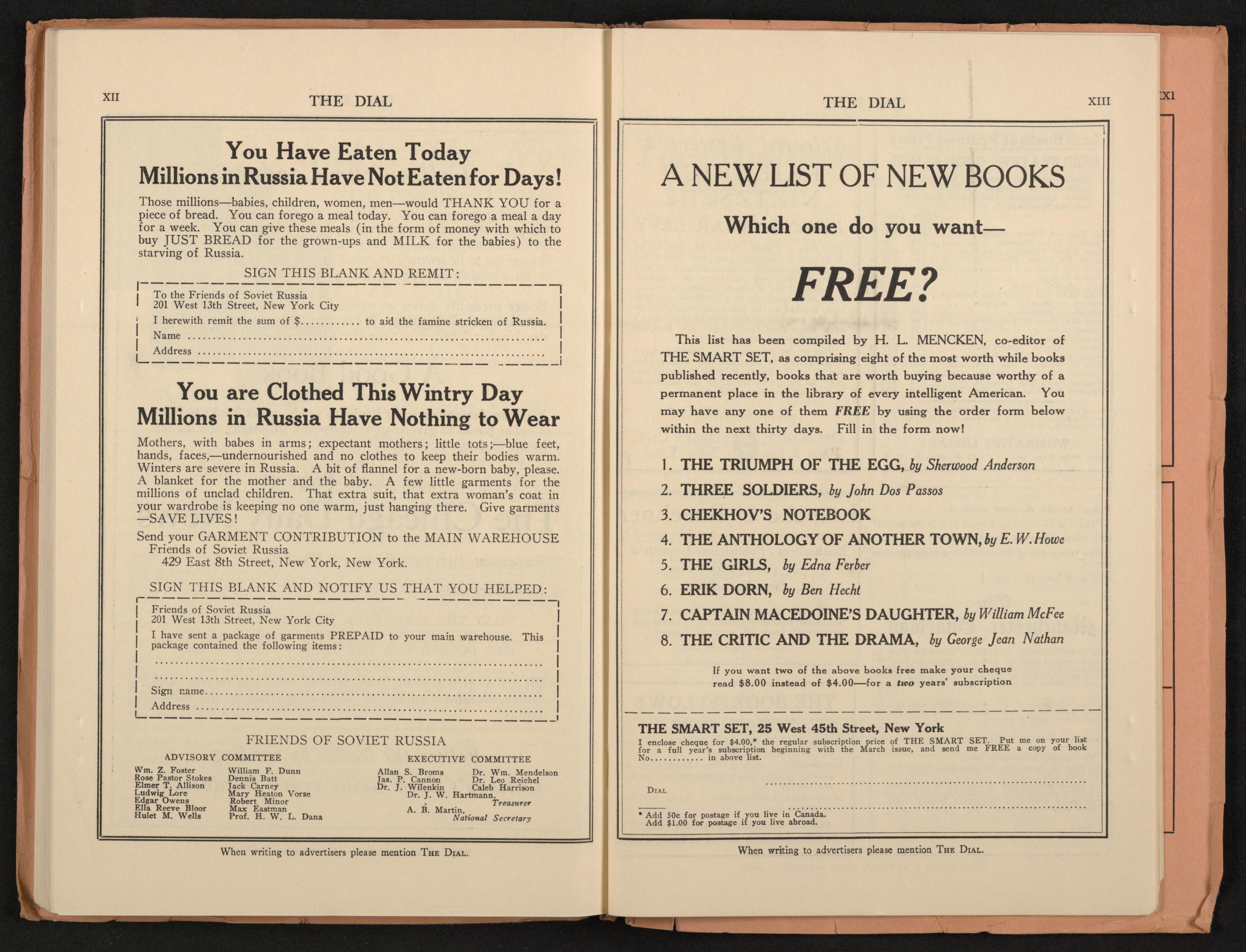 Scanned image of the current content page