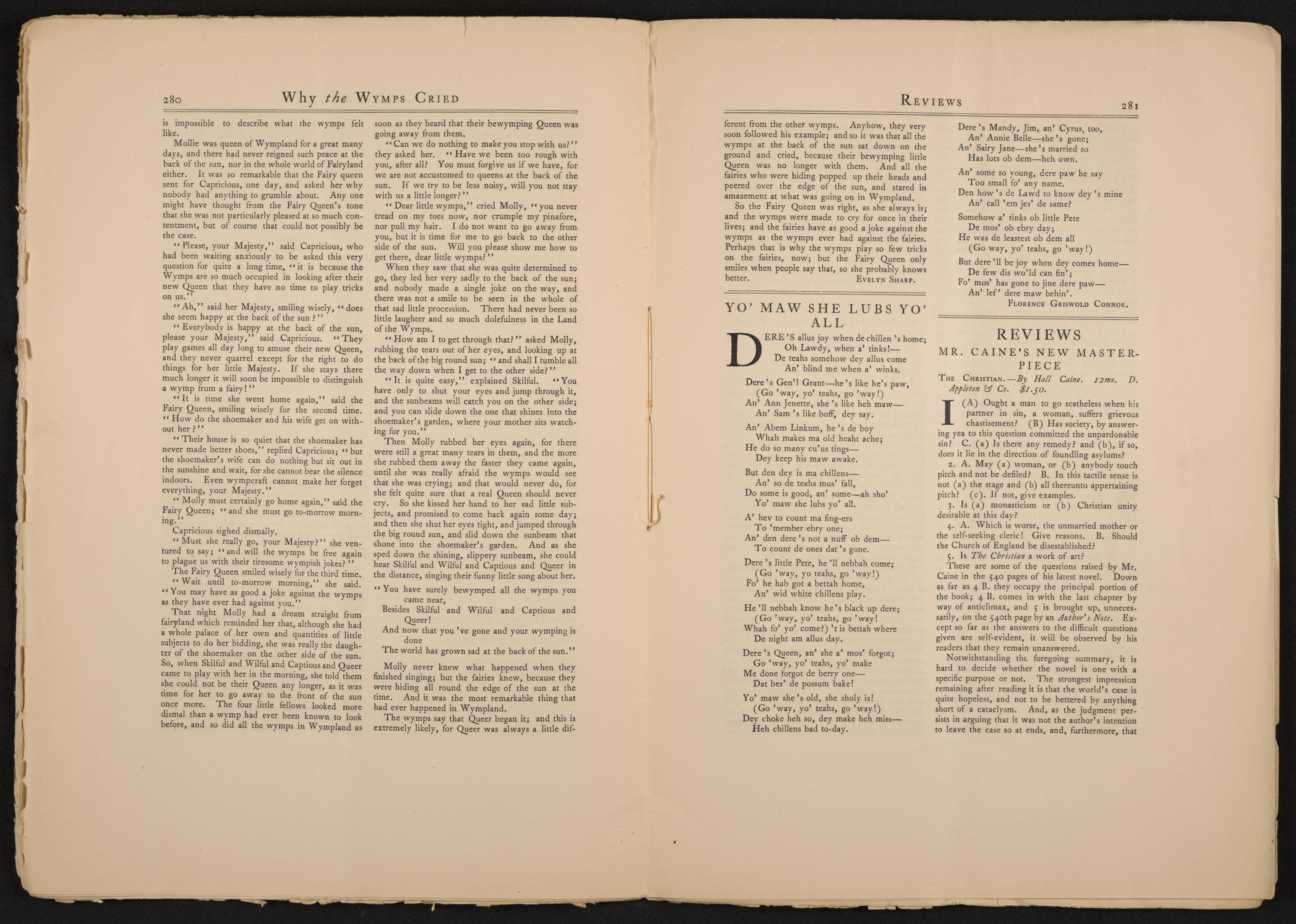 Scanned image of the current content page