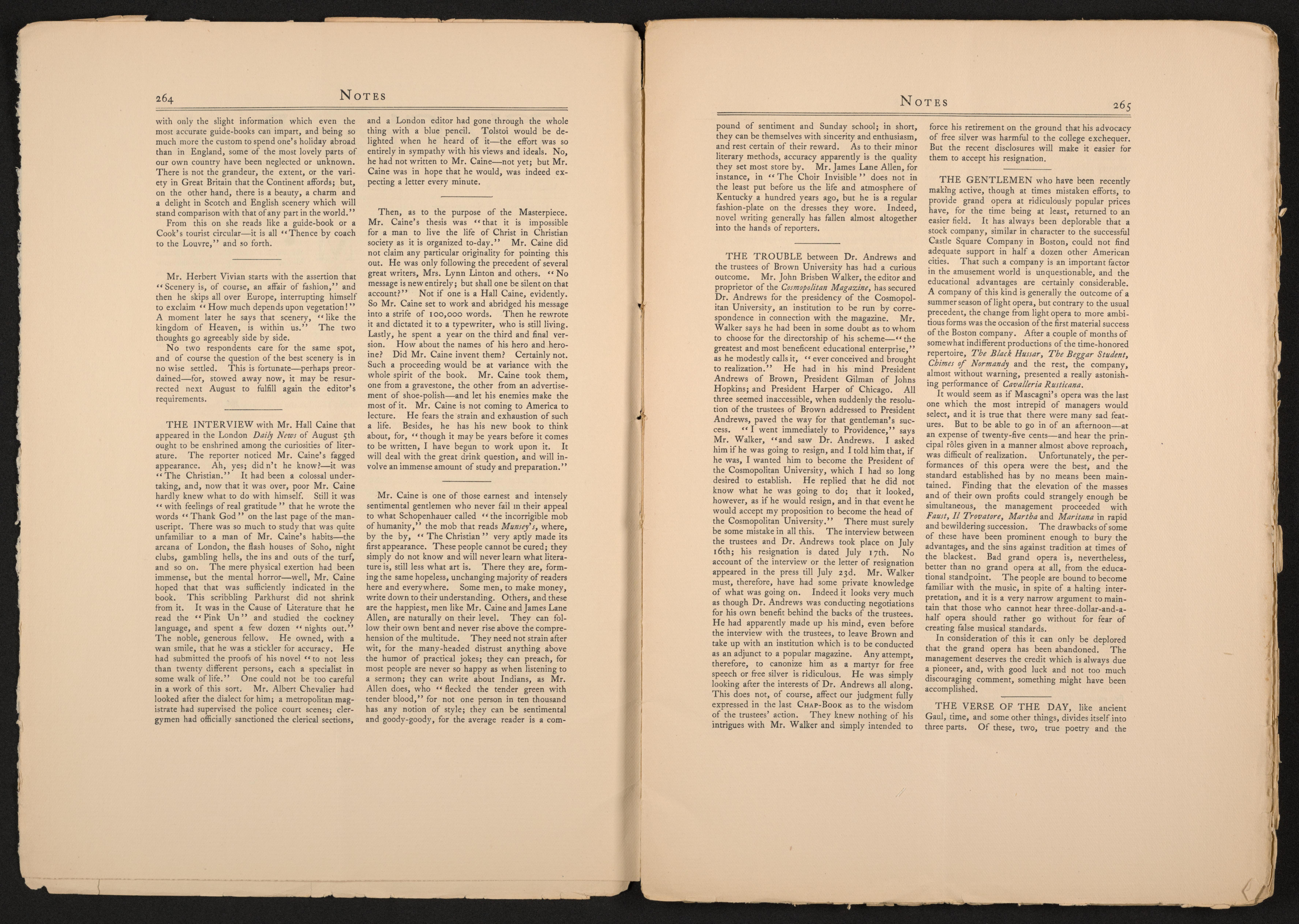 Scanned image of the current content page