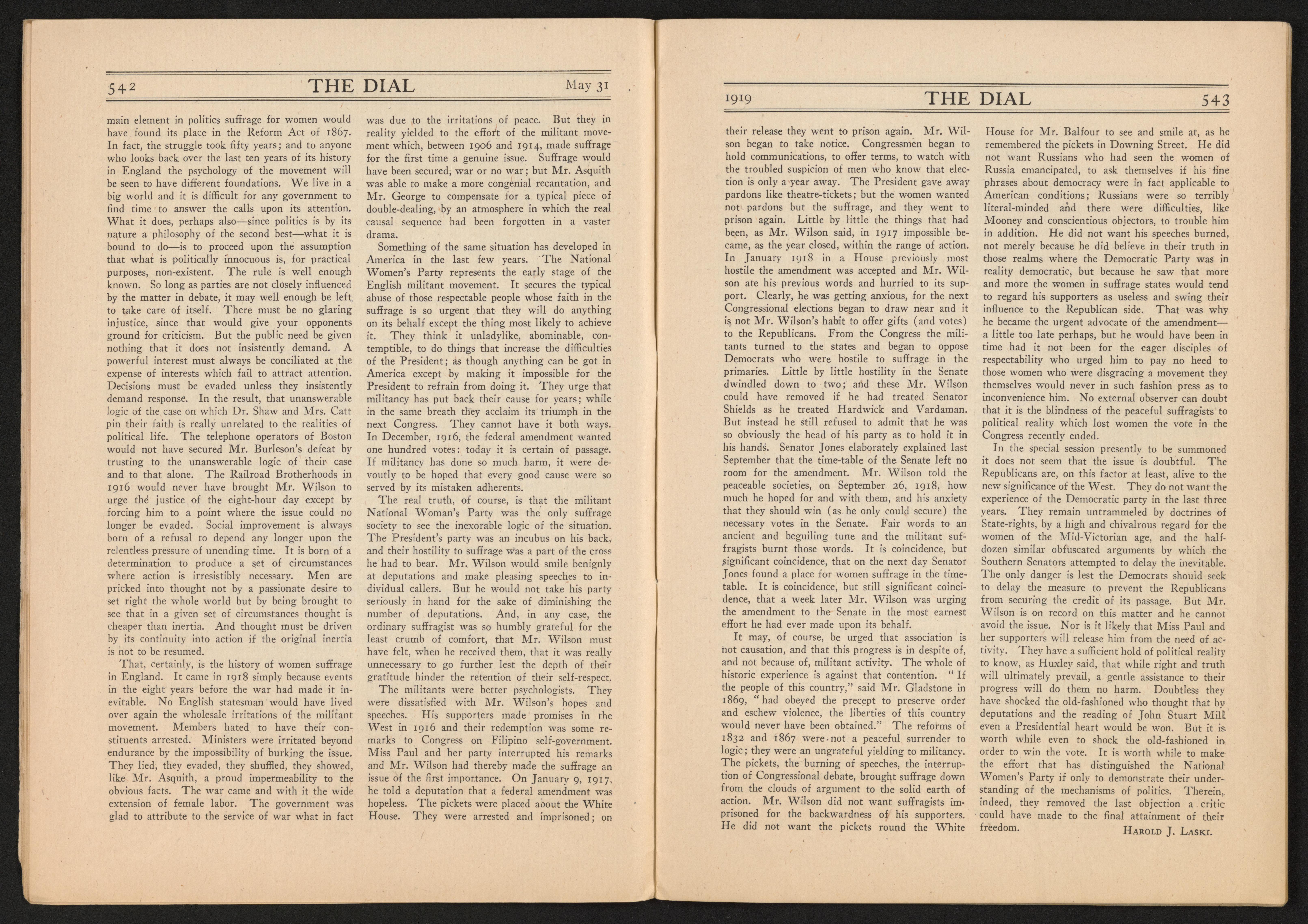 Scanned image of the current content page