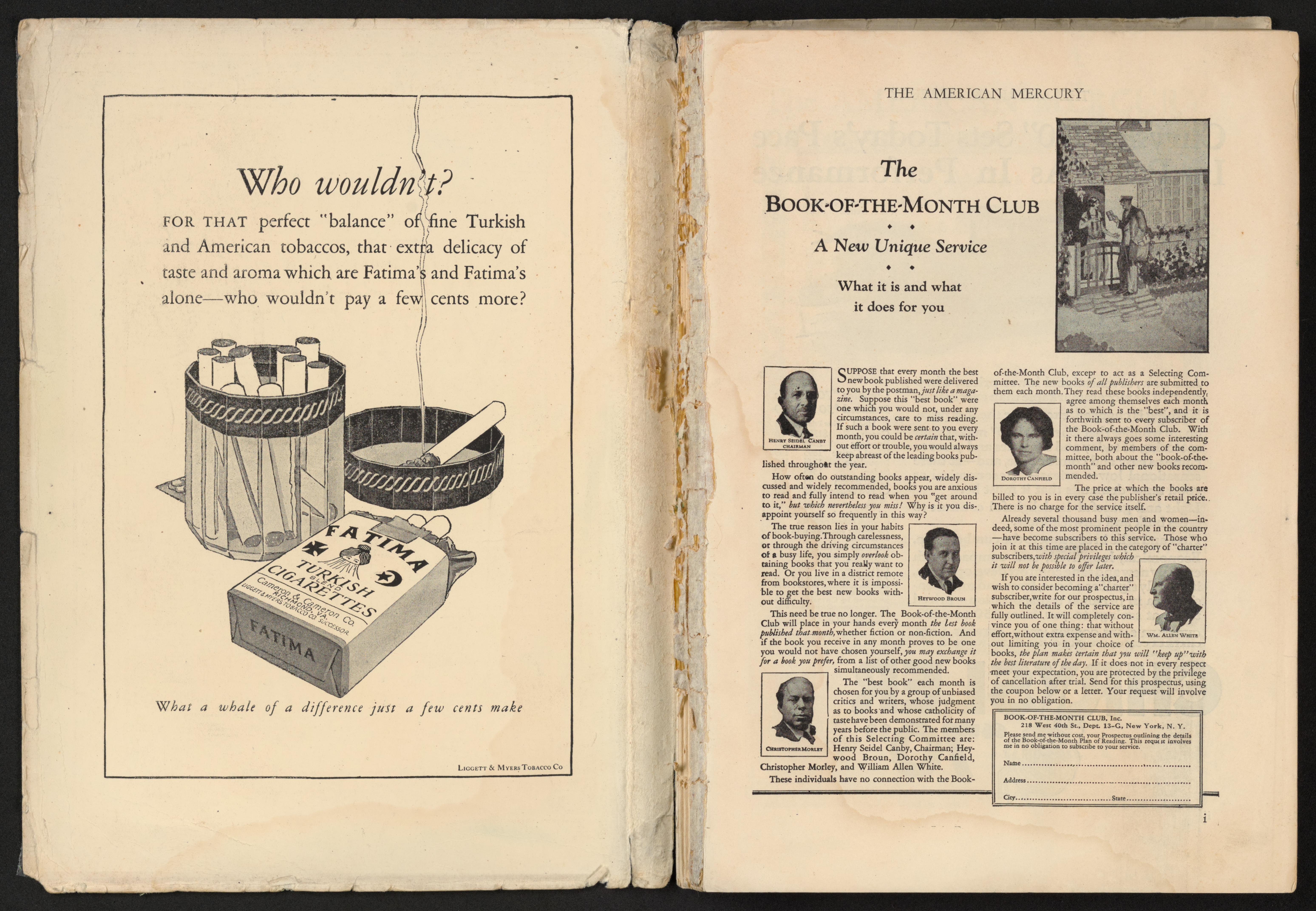 Scanned image of the current content page