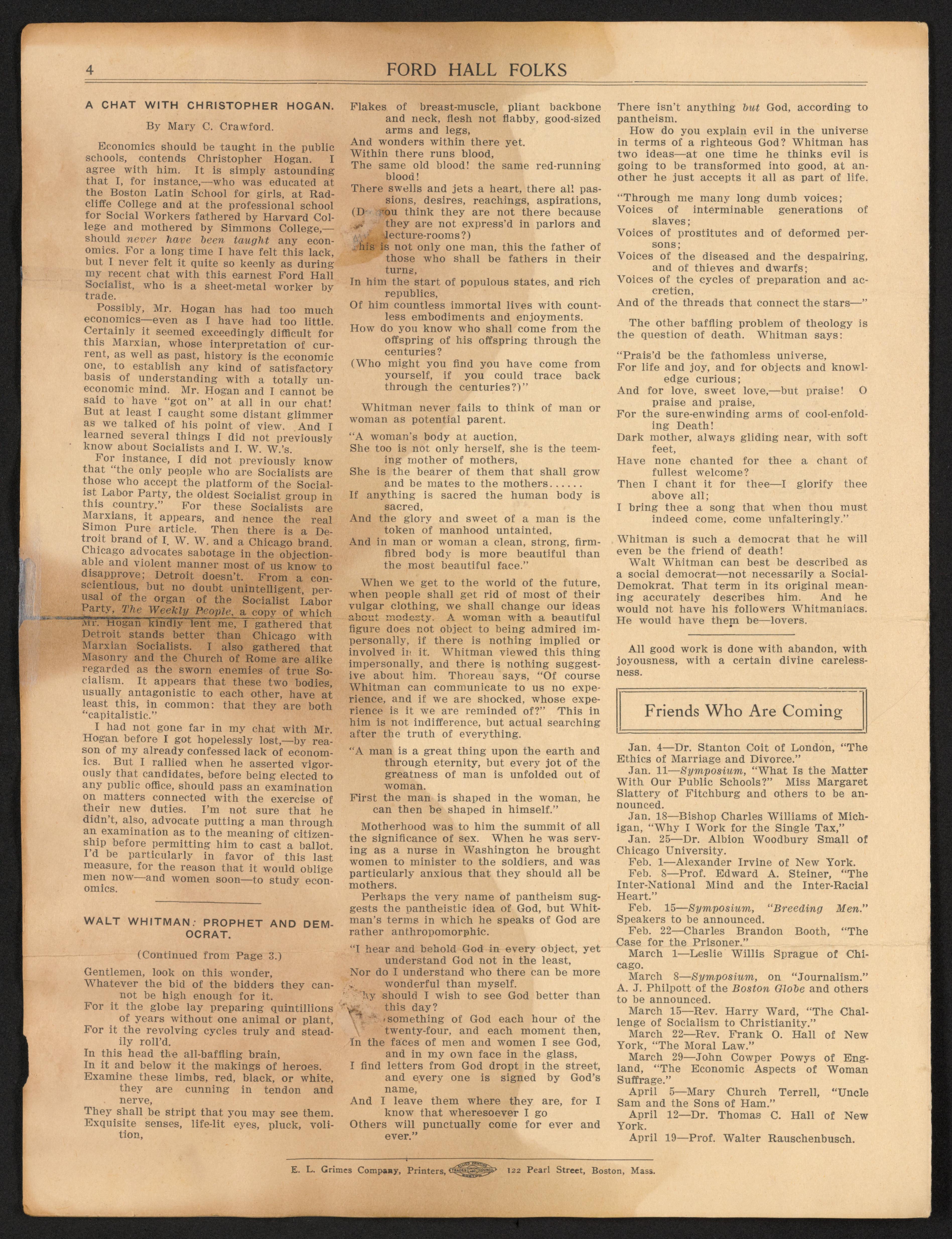 Scanned image of the current content page