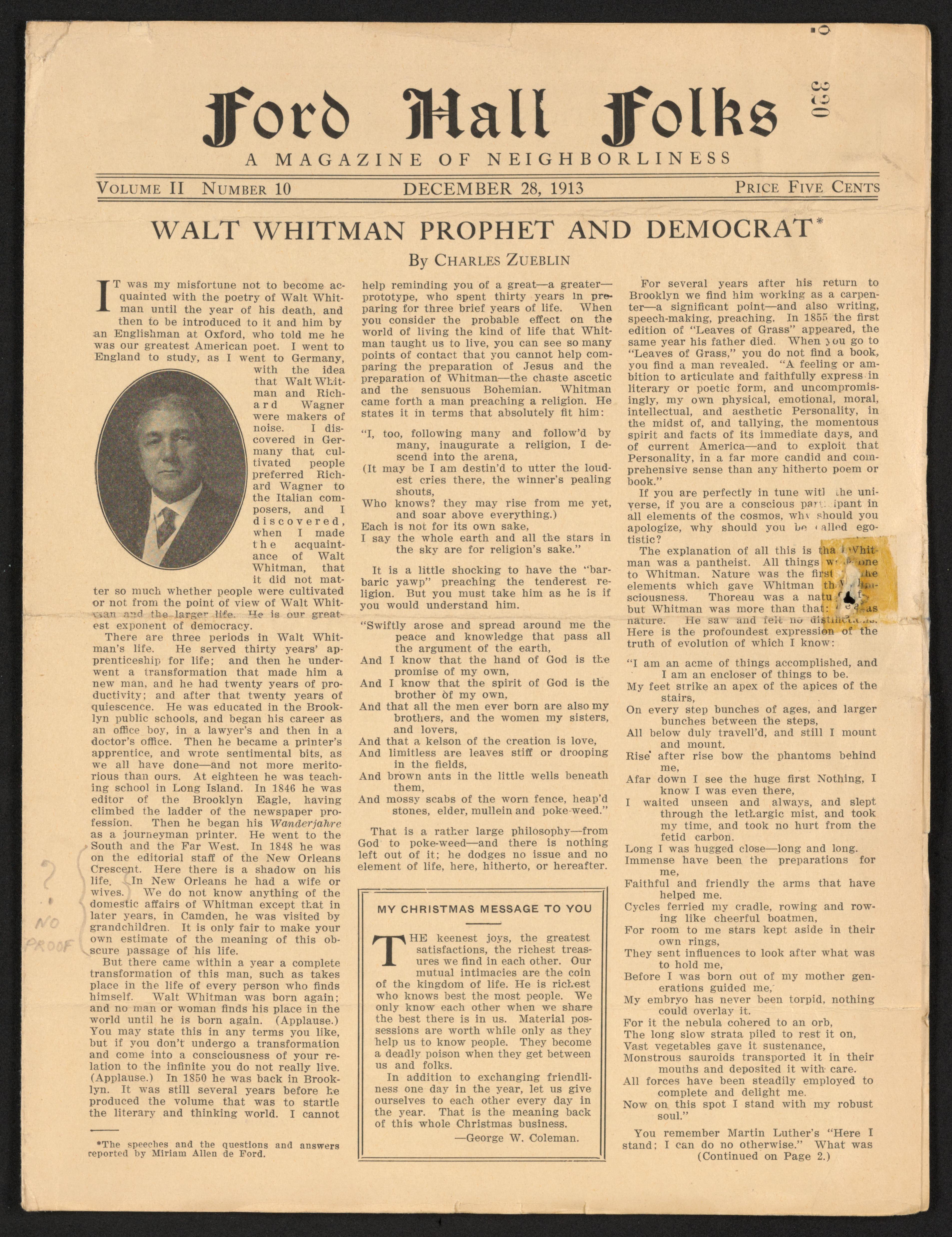 Scanned image of the current content page