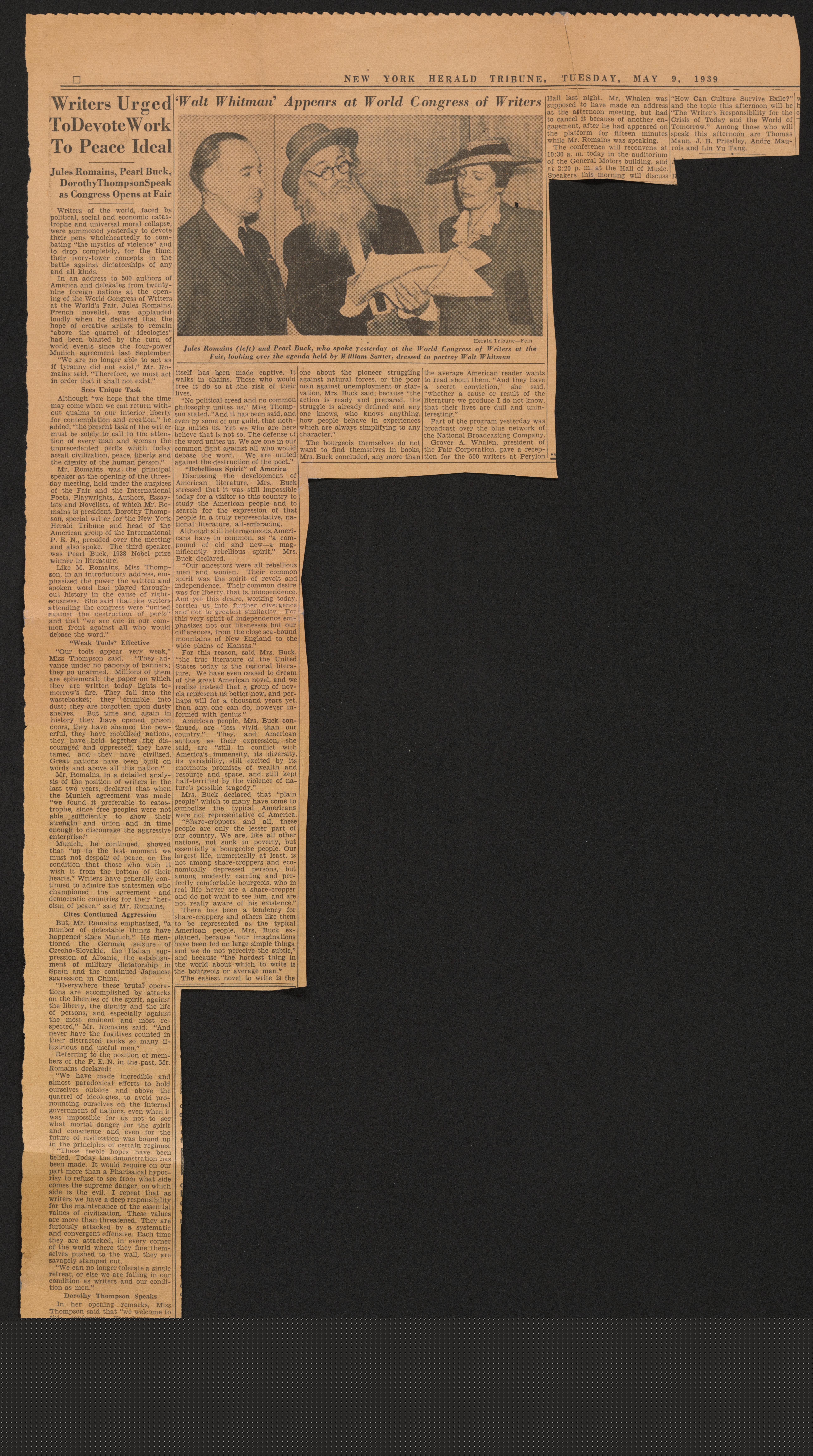 Scanned image of the current content page