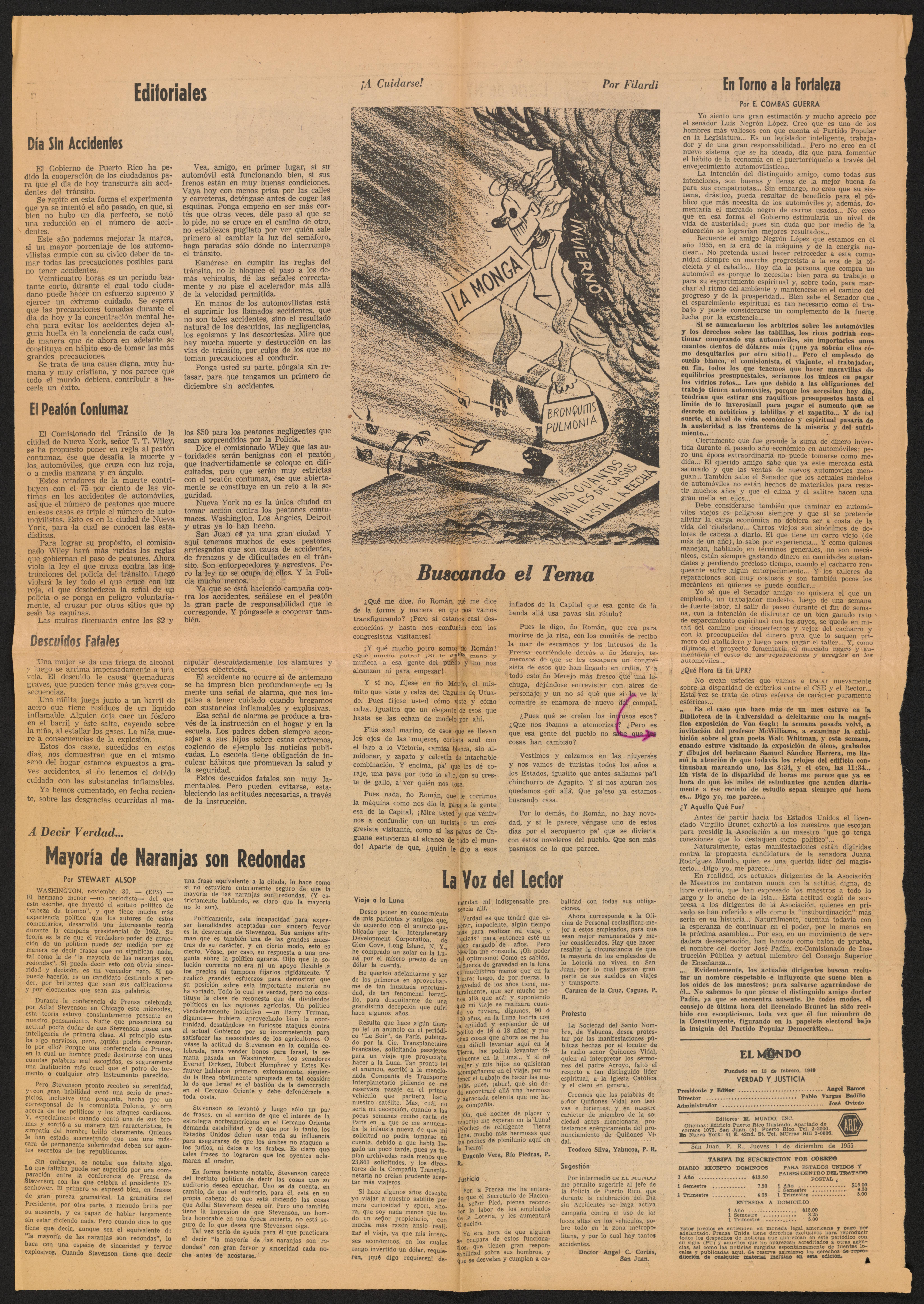 Scanned image of the current content page