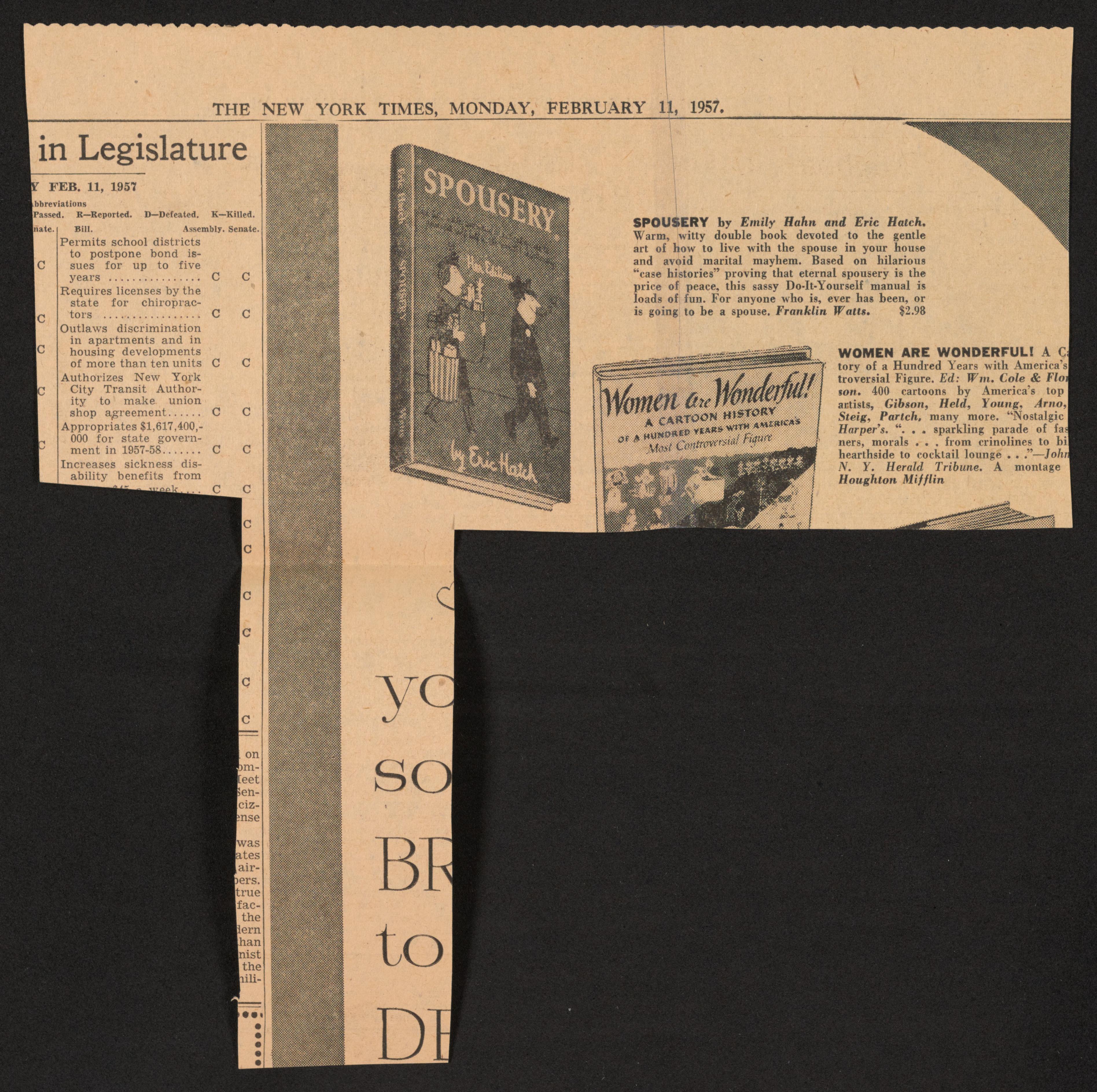 Scanned image of the current content page